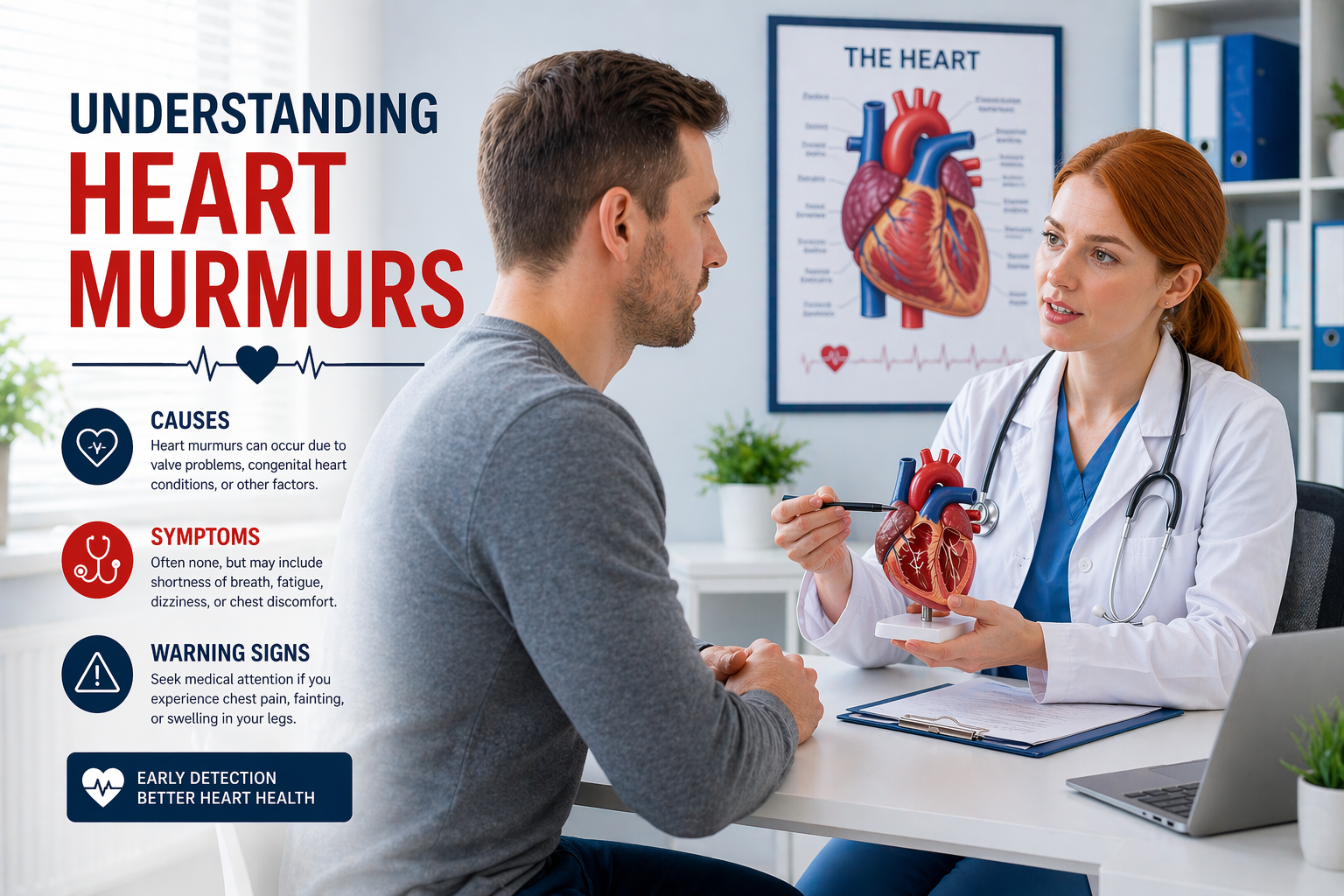 Understanding Heart Murmurs: Causes, Symptoms, and Warning Signs