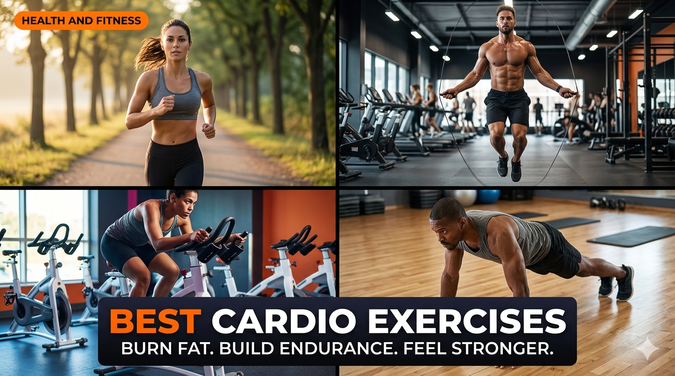12 Best Cardio Exercises That Burn Fat and Boost Heart Health Fast