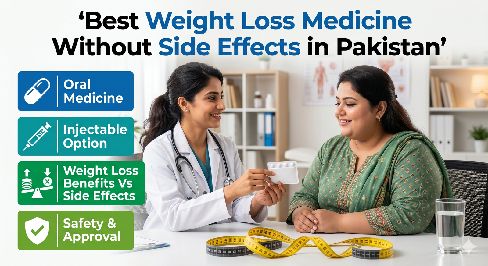 7 Best Weight Loss Medicine Without Side Effects in Pakistan
