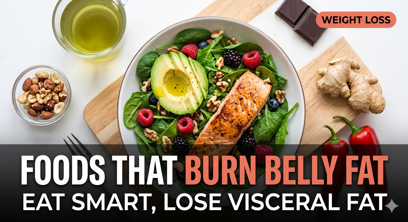 15 Foods That Burn Belly Fat and Reduce Abdominal Weight
