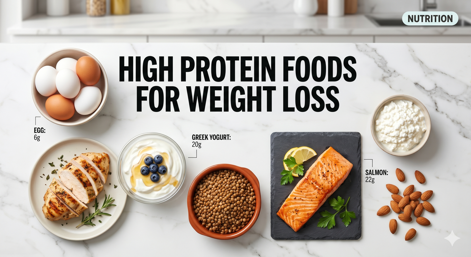 15 Best Healthy High Protein Foods for Weight Loss
