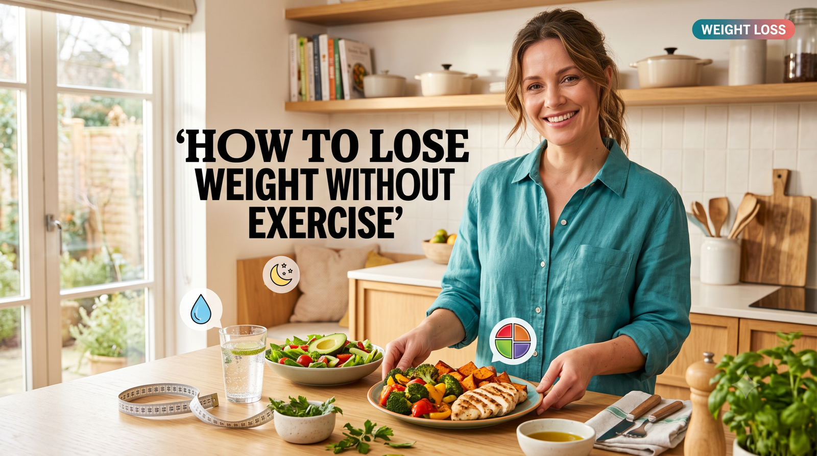 How to Lose Weight Without Exercise: 9 Best Easy Tips