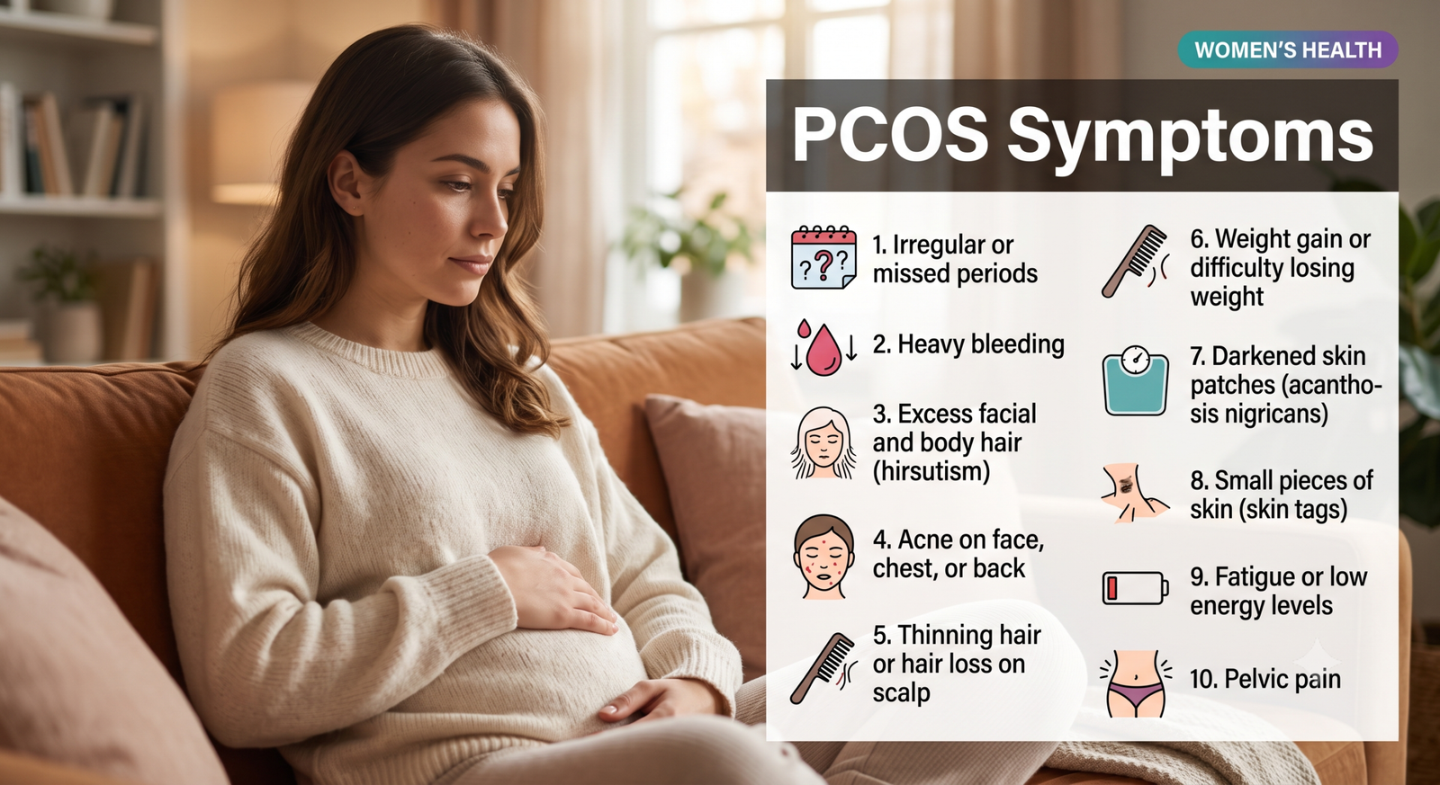 PCOS Symptoms: 10 Proven Warning Signs Every Woman Needs to Know
