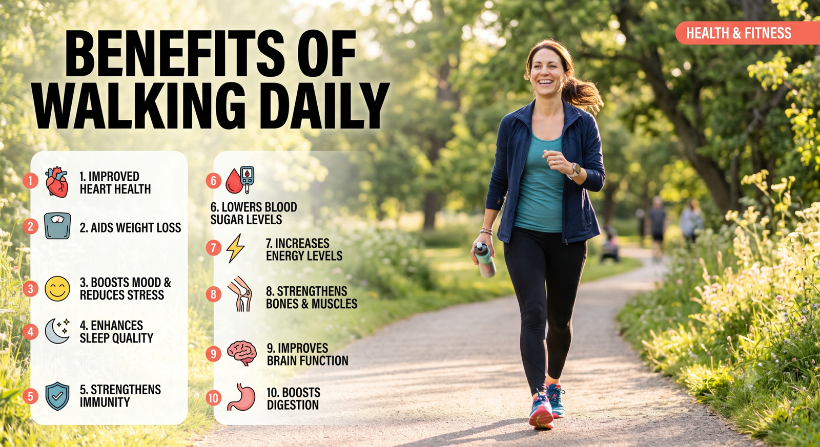 Benefits of Walking Daily: 10 Proven Healthy Reasons to Start Today