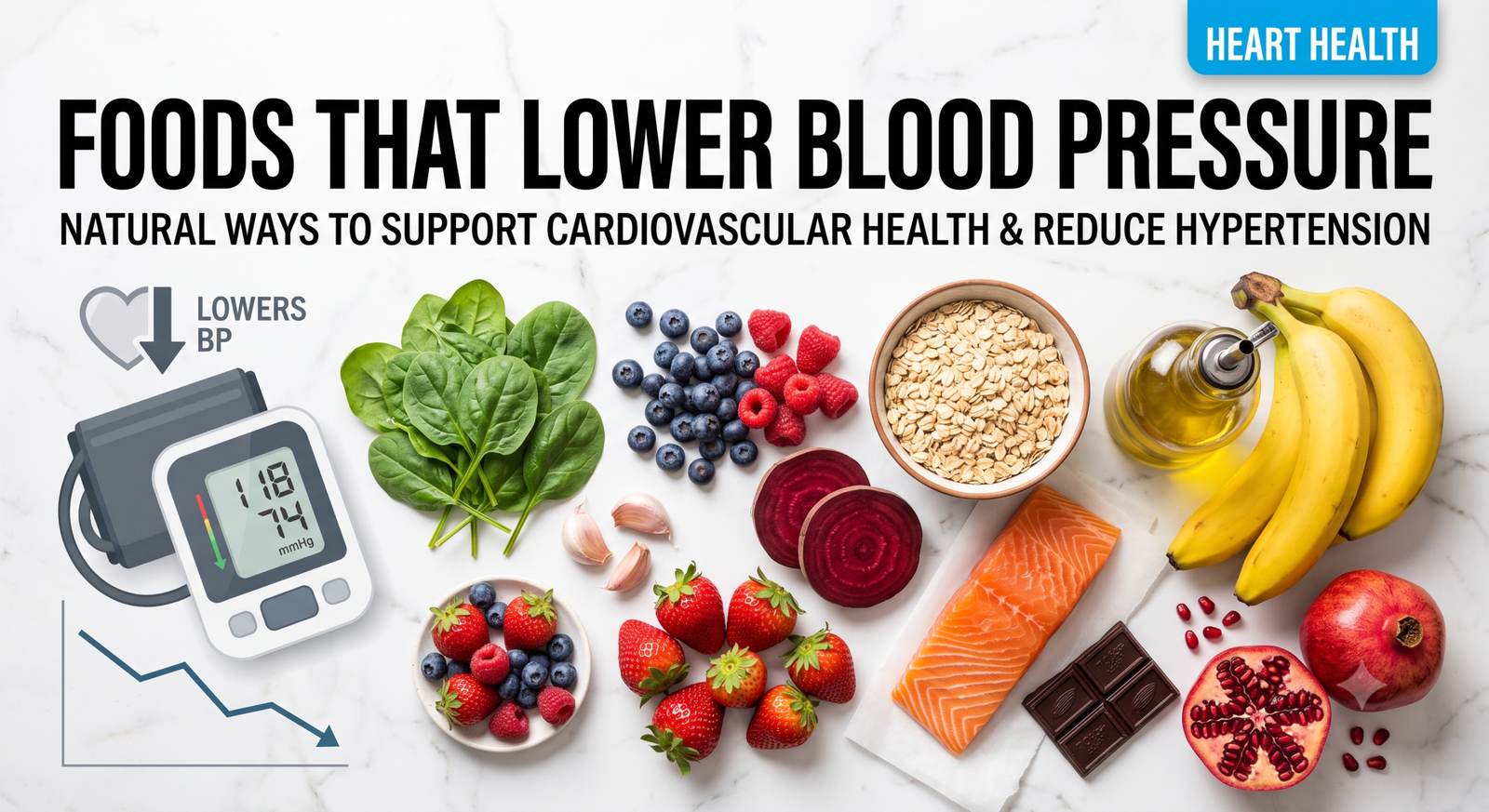 Foods That Lower Blood Pressure: 12 Best Proven Choices