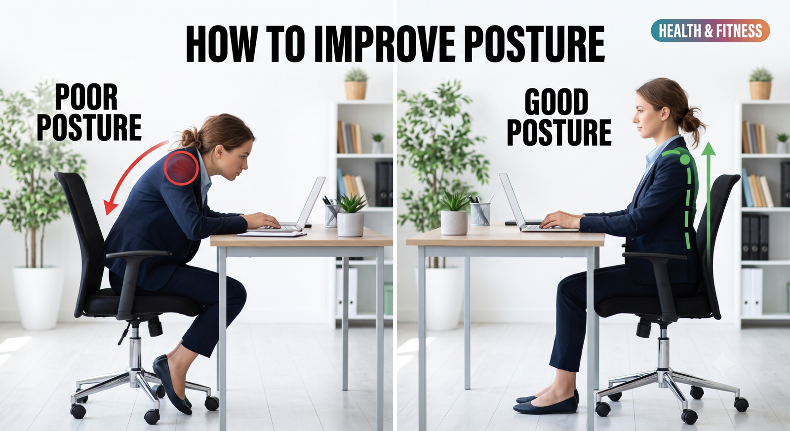 How to Improve Posture: 10 Proven Easy Daily Fixes