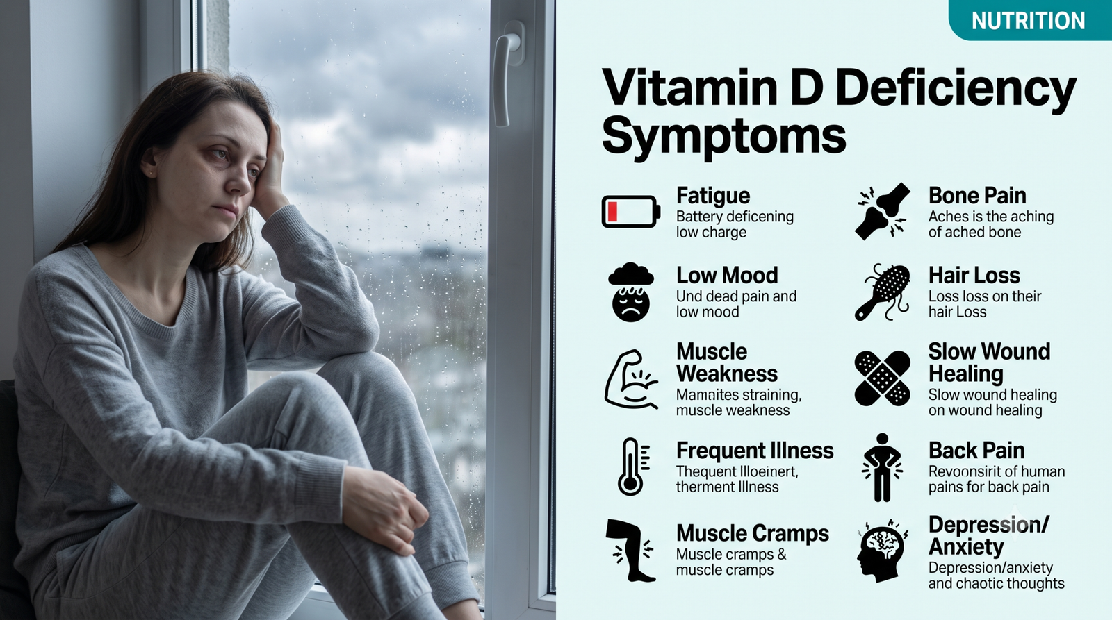 Vitamin D Deficiency Symptoms: 10 Proven Warning Signs