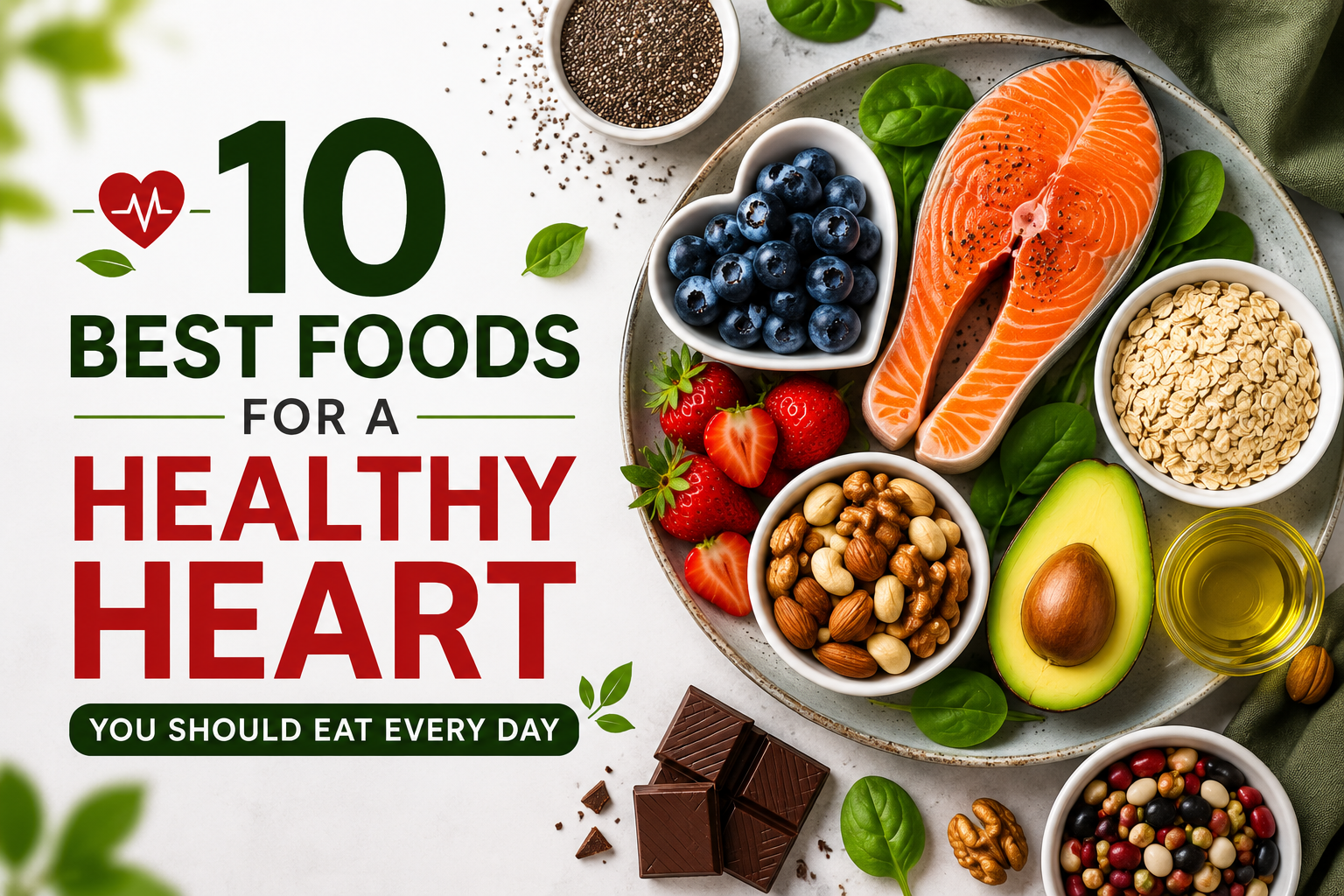 10 Best Foods for a Healthy Heart You Should Eat Every Day